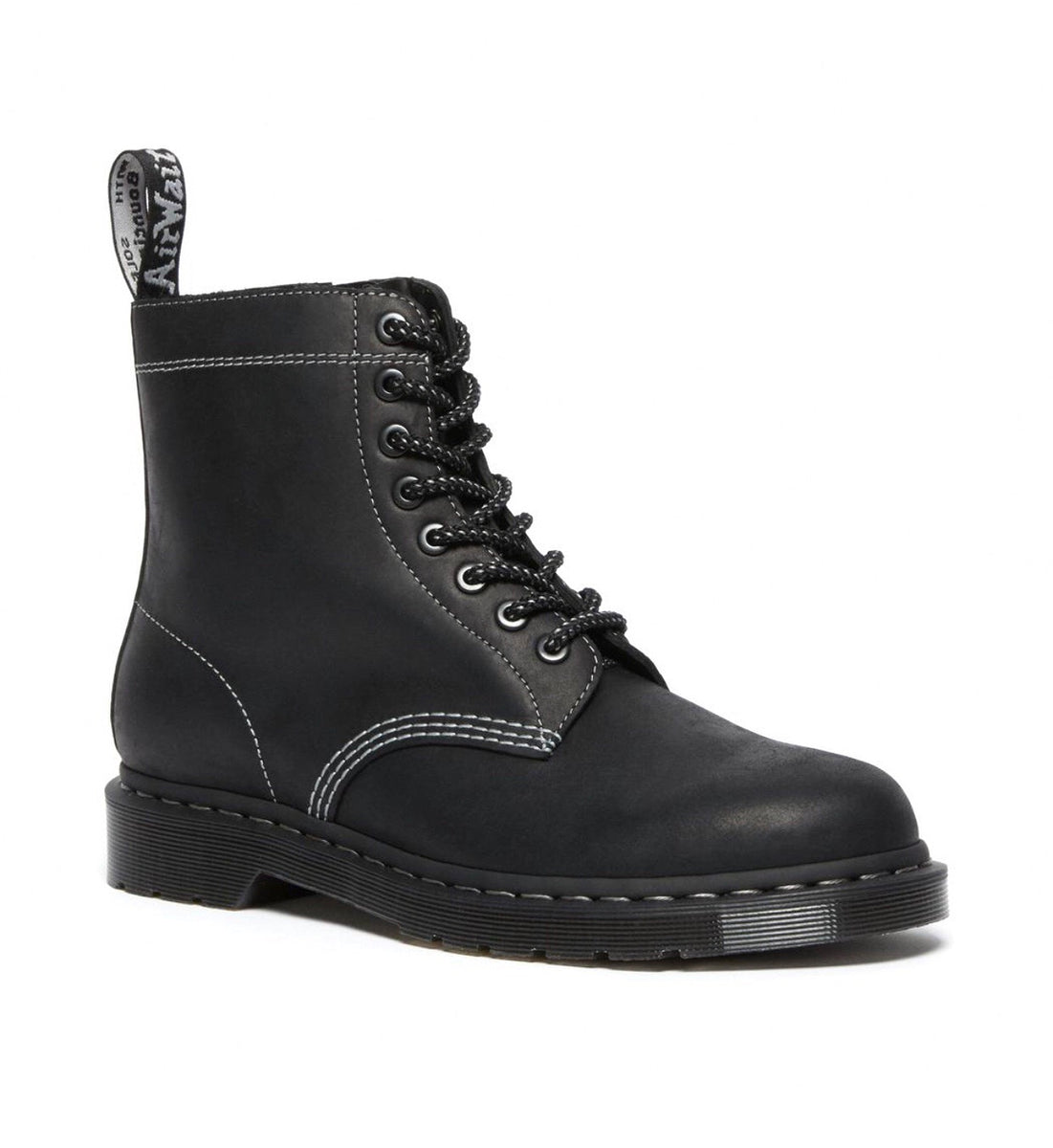Dr. Martens 1460 Black Streeter Pascal Zipped Ankle 8 Eyelet Boot ...