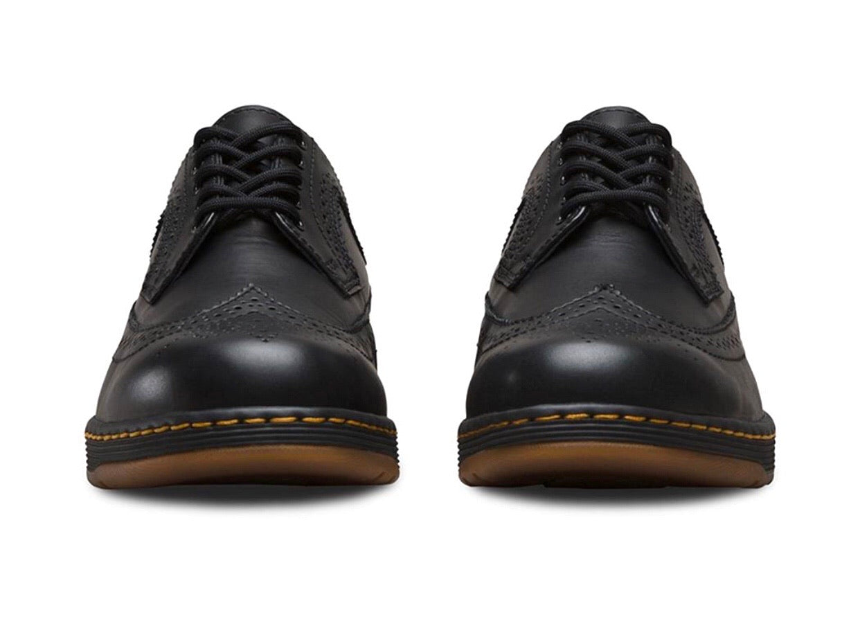 Dr. Martens Gabe Black Temperley SoftWair Brogue 5 Eyelet Shoe