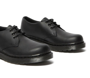 Dr. Martens 1461 Black Mono Junior 3 Eyelet Shoe