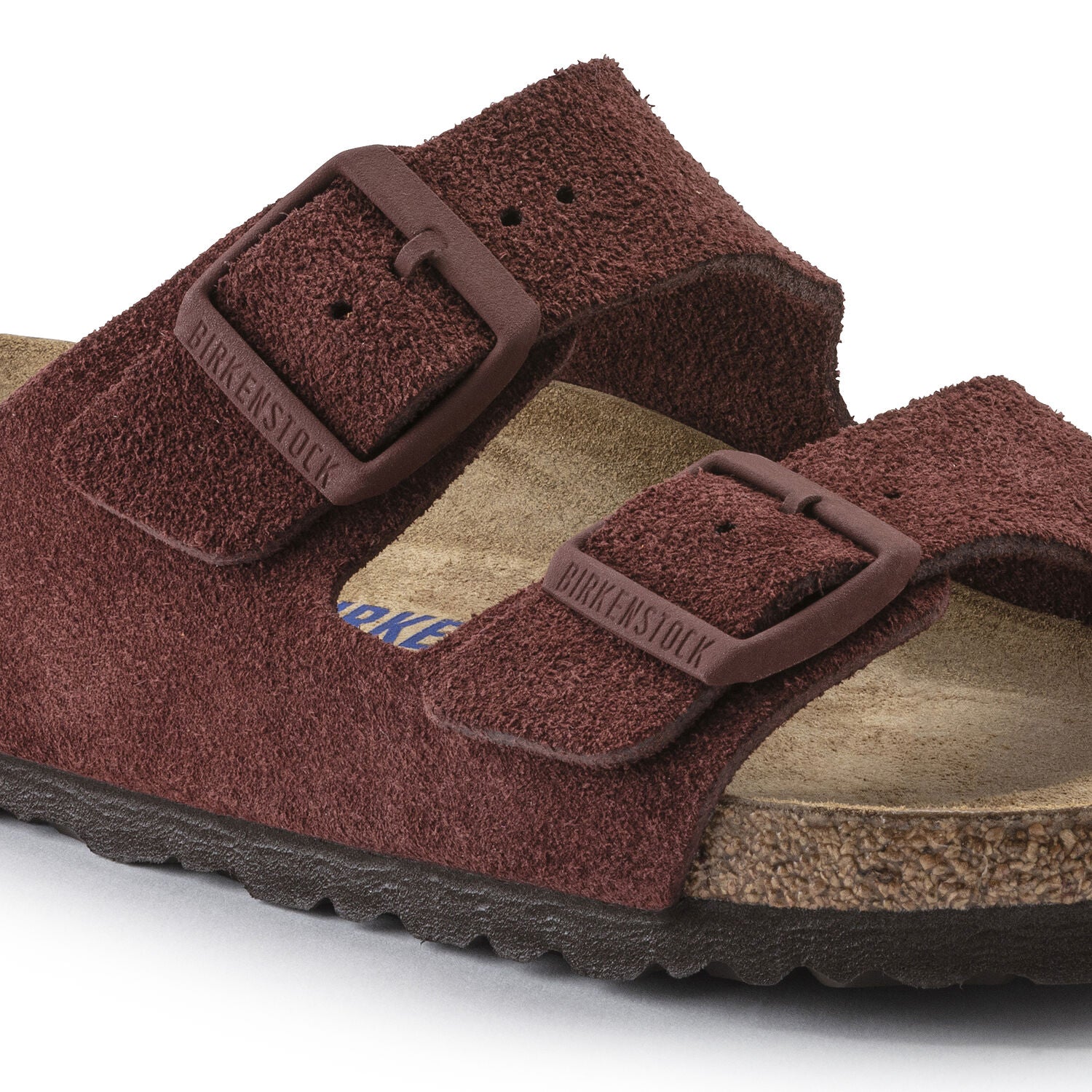 Birkenstock Arizona Chocolate Brown Suede Soft Footbed Made In Germany