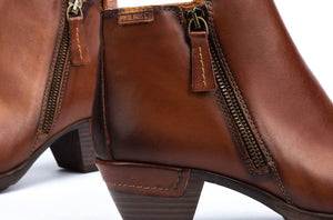 Pikolinos Rotterdam 902-8900 Cuero Zip Ankle Boots Made In Spain
