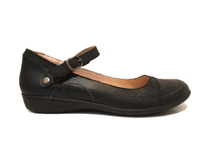 Wanda Panda Aurora Black Velcro Mary Jane Made In Spain