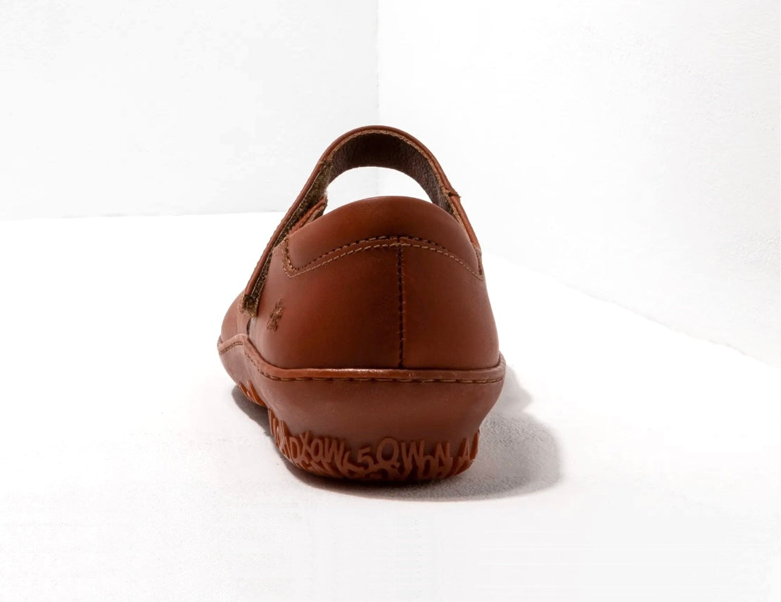 Art 1420 Antibes Grass Waxed Caldera Red Velcro Mary Jane Made In Spain