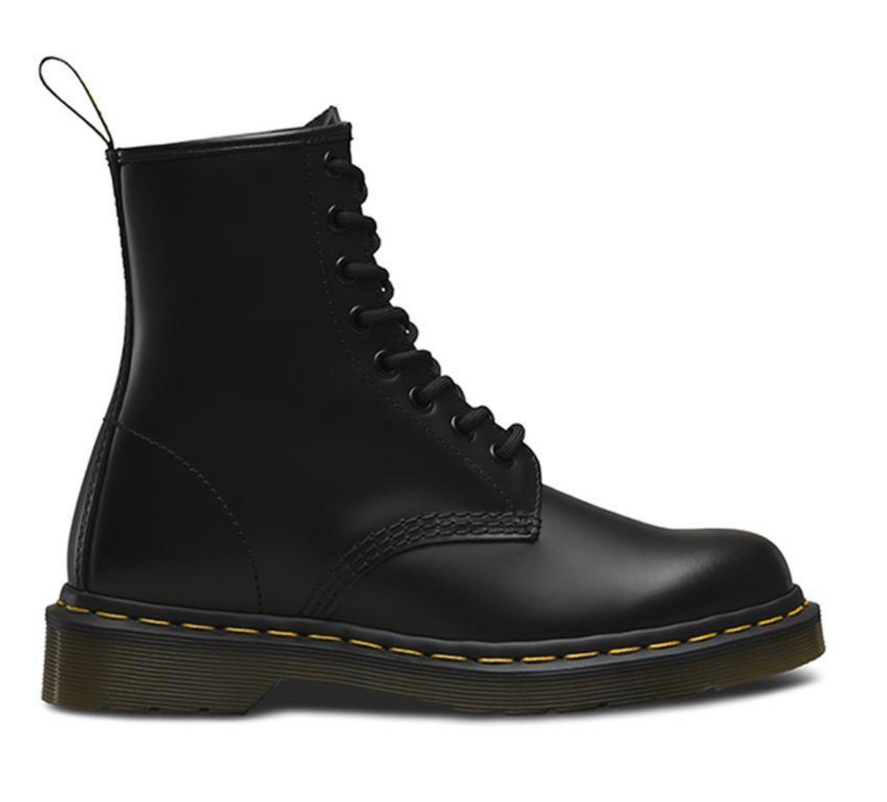 Dr. Martens 1460 Black Smooth Ankle 8 Eyelet Boot