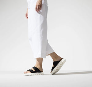 Papillio By Birkenstock Arizona Pap Chunky Black White Platform Made In Portugal