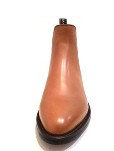 Baxter Dancer Tan Resin Sole Cuban Heel Chelsea Dress Boot Made In Australia