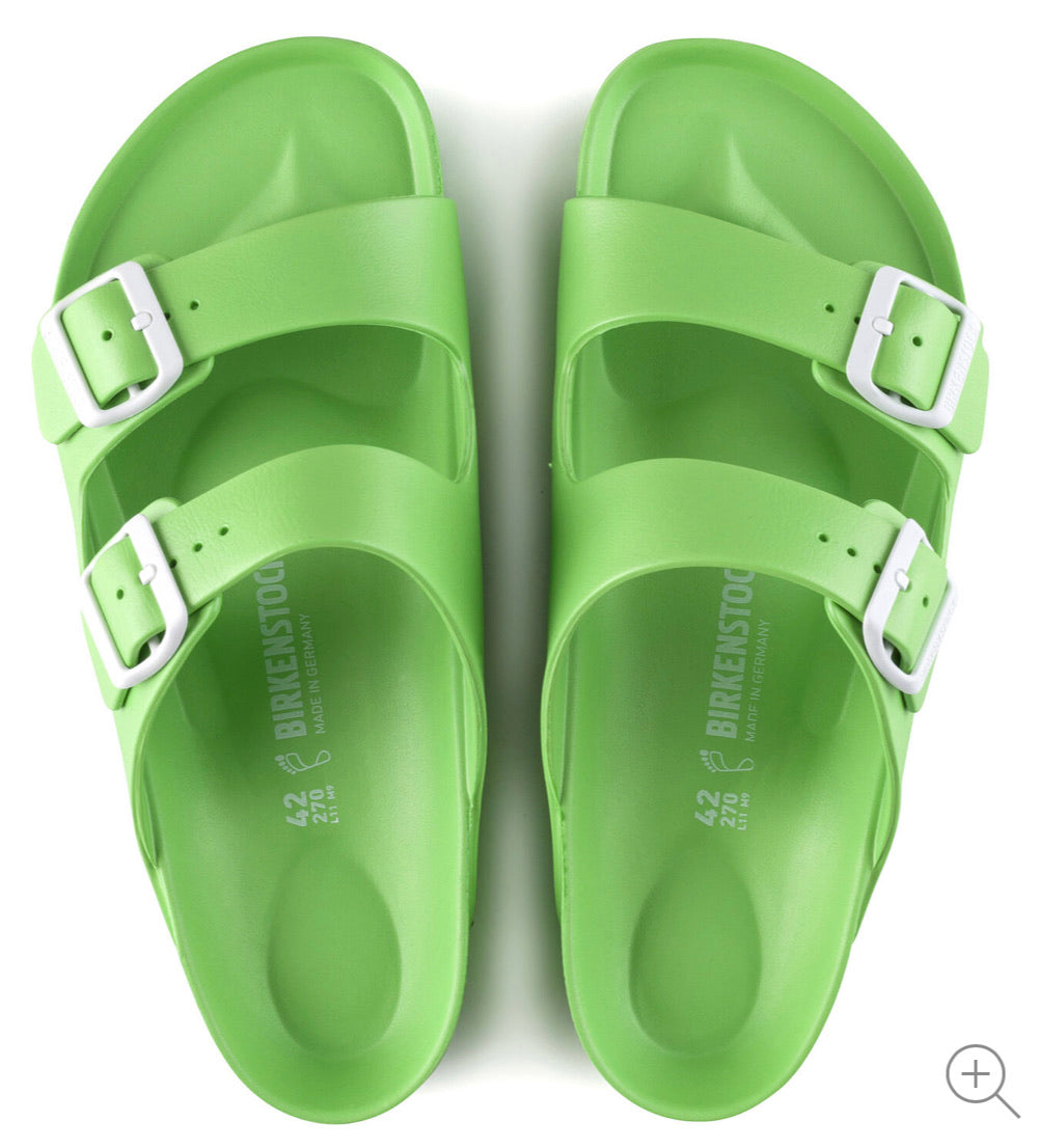 Birkenstock Arizona Neon Green EVA Vegan Made In Germany