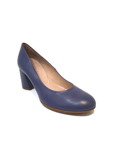 Wonders I-6801 Baltic Blue Sauvag Leather Court Shoe Made In Spain