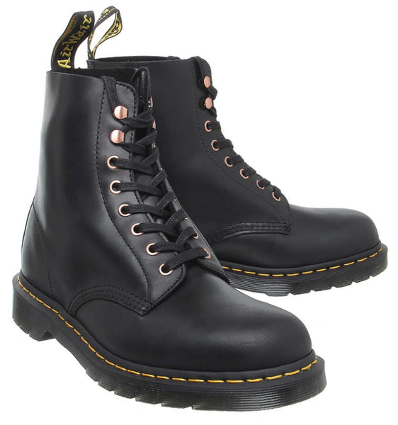 Shoe Dr Martens Pascal Soapstone Black Martens 1460 Black