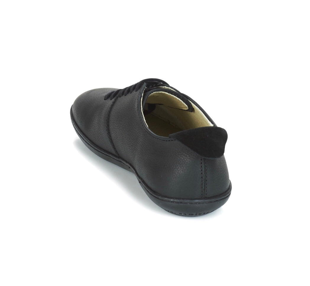 El Naturalista N296 Black El Viajero Lace Up 6 Eyelet Shoe Made In Spain