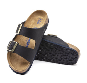 Birkenstock Arizona Midnight Blue Nubuck Leather Soft Footbed Made In Germany