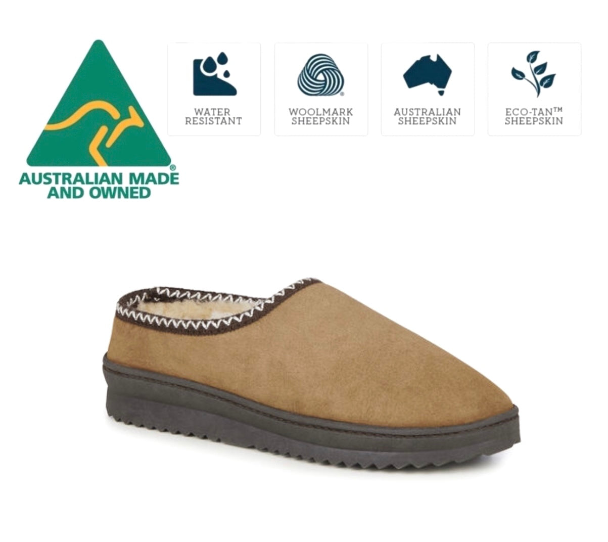 Emu Australia Platinum Outback Chestnut Scuff Sheepskin Made In Australia
