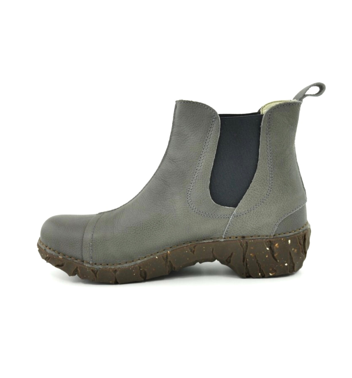 El Naturalista N158 Grey Pull On Ankle Boot Made In Spain