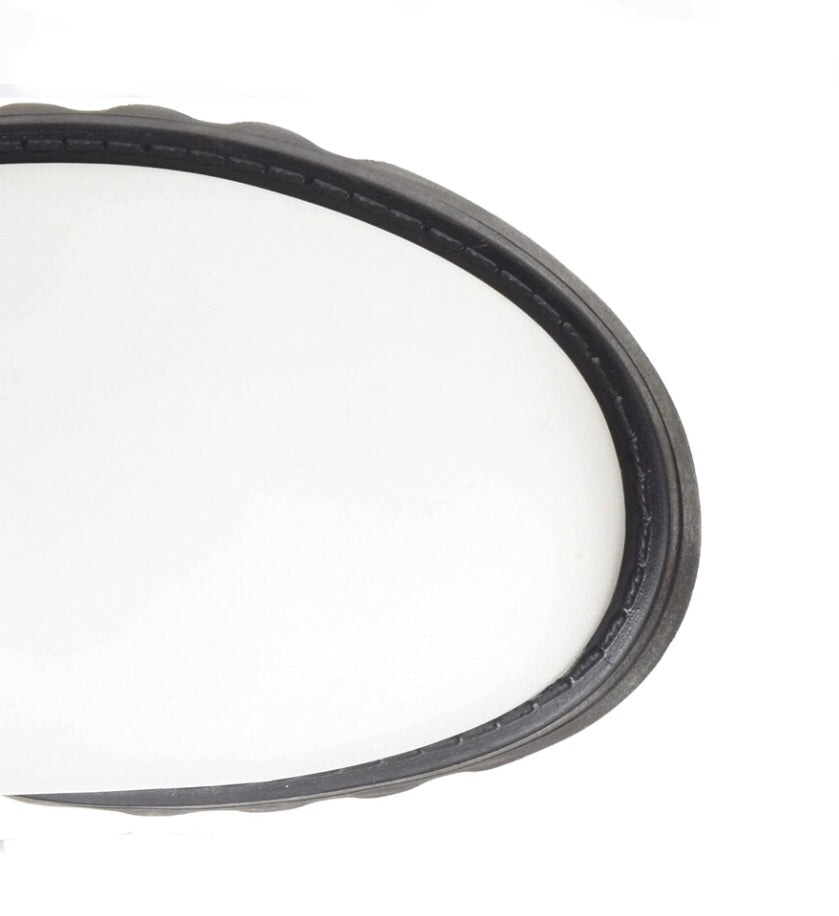 Fly London Rein795Fly Off White Black Pull On Ankle Boot Made In Portugal