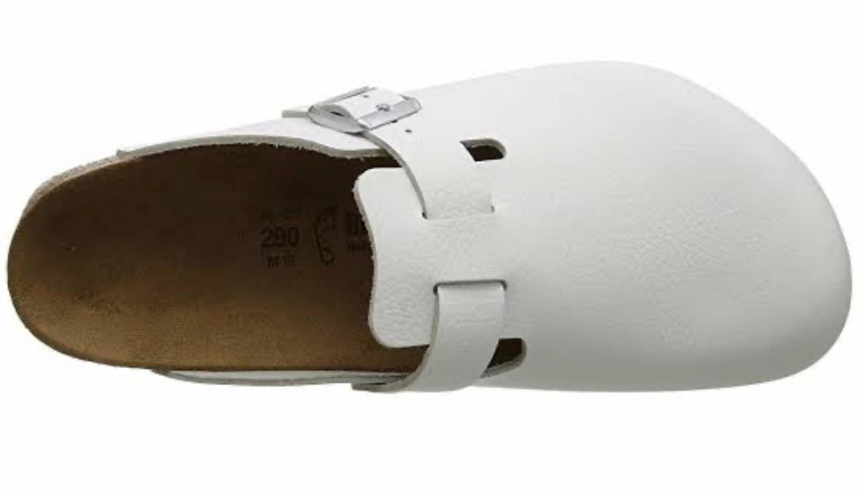 Birkenstock Boston White Super Grip Made In Germany