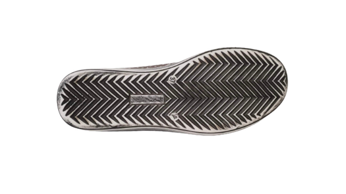 Cabello Comfort EG17 Pewter Perforated 6 Eyelet Zip Shoe Made In Turkey