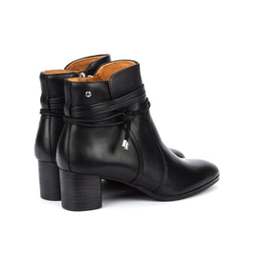 Pikolinos Calafat W1Z-8635C1 Black Zip Ankle Boot Made In Spain