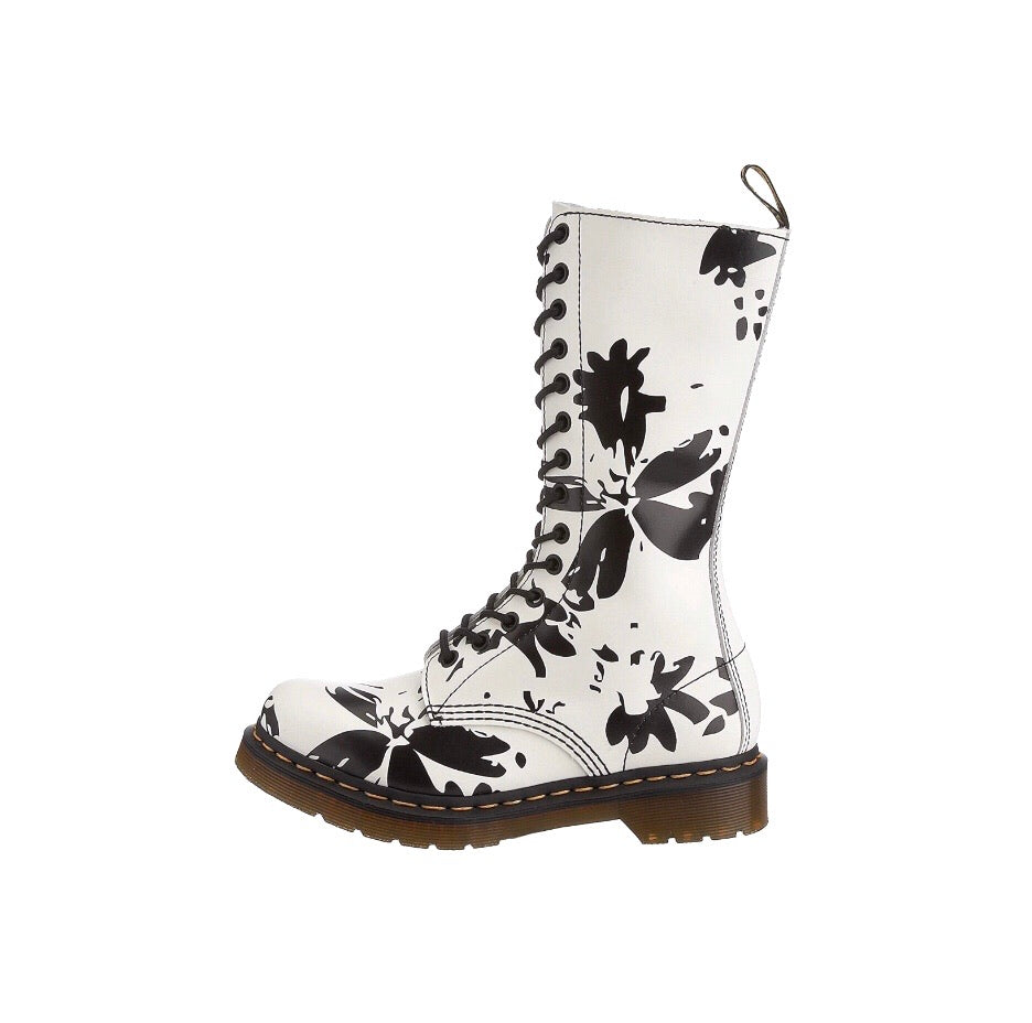 Dr. Martens Petula White Blanc Lamper Zip 14 Eyelet Boot
