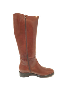 Wonders D-9342 Oregon Marron Light Tan Knee High Zip Boot Made In Spain