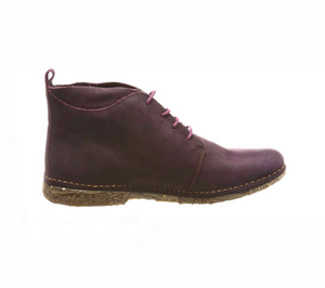 El Naturalista N974 Mora Purple Lace Up Ankle Boot Made In Spain