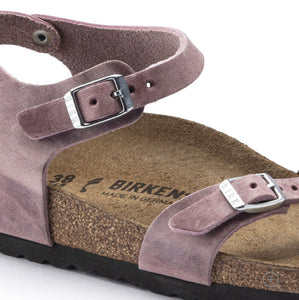 Birkenstock Taormina Lavender Blush Oiled Leather Made In Germany