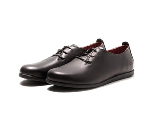Art 1491 Black Larissa Grass Waxed 3 Eyelet Shoe Made In Spain