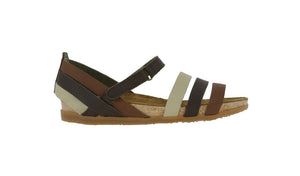 El Naturalista NF42 Brown Mixed Sandals Flats Made In Spain