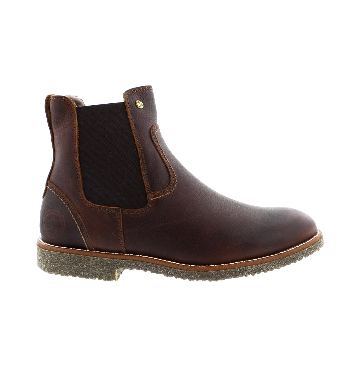 Panama Jack Garnock Igloo C3 Castano Chestnut Brown Sheepskin Lining Waterproof Chelsea Boot Made In Spain