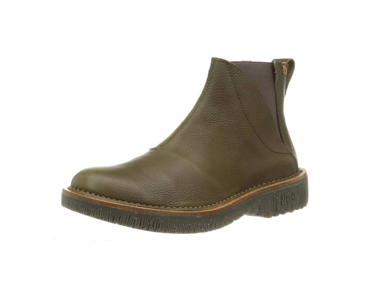 El Naturalista 5570 Volcano Olive Chelsea Ankle Boot Made In Spain