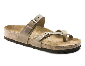 Birkenstock Mayari Tabacco Brown Oiled Leather Made In Germany