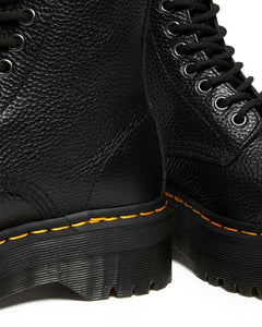 Dr. Martens Sinclair Black Milled Nappa Zip Ankle 8 Eyelet Boot