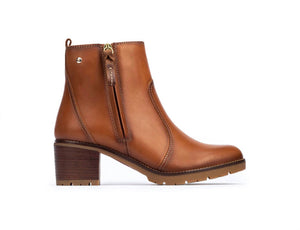 Pikolinos Llanes W7H-8632 Brandy Zip Ankle Boots Made In Spain
