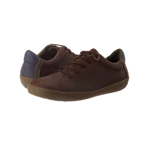 El Naturalista NF67 Brown Meteo Lace Up 5 Eyelet Shoe Made In Spain