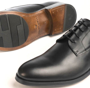 Martinelli 1492-2630PYM Black Empire Leather 4 Eyelet Shoe Made In Spain