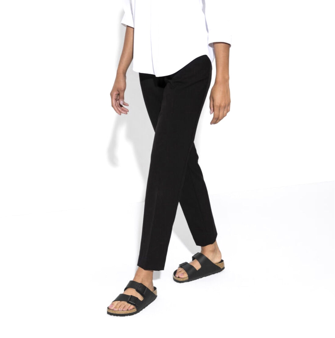 Birkenstock Arizona Semi Exq Black Birko-Flor Vegan Made In Germany