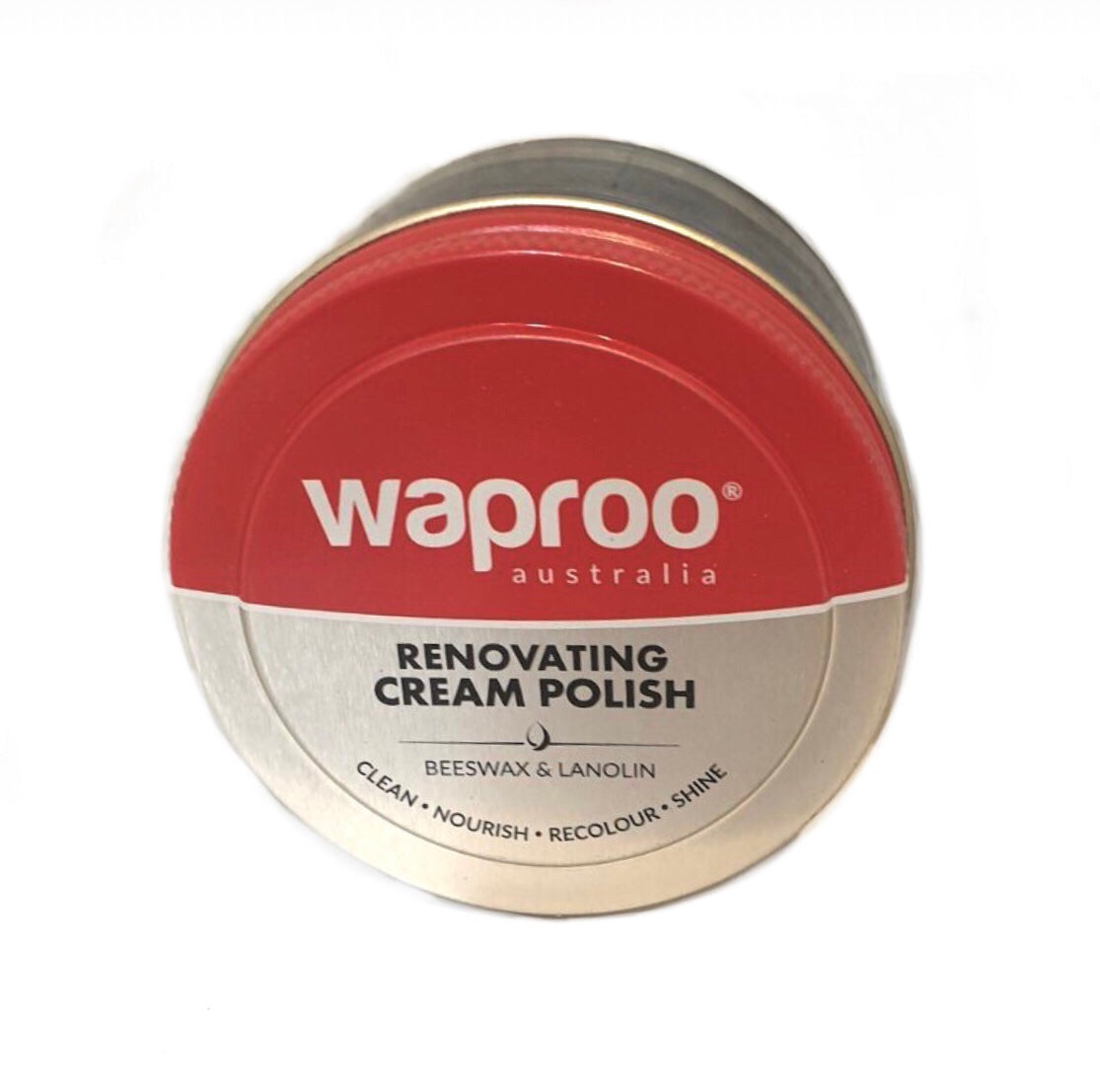 Waproo Black Renovating Cream Polish 42g Made In France