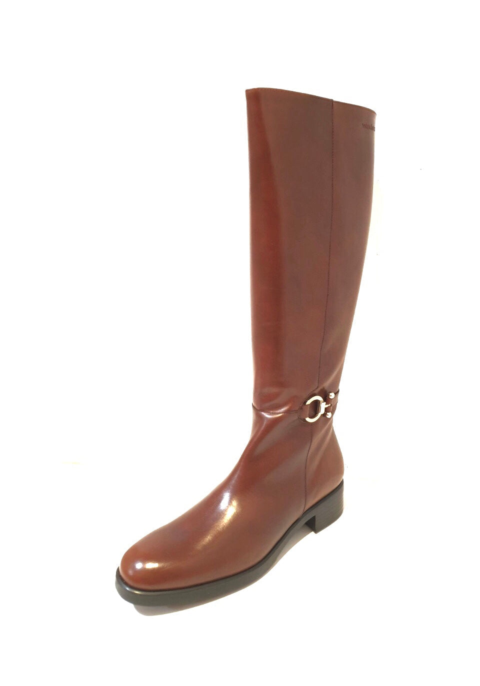 Wonders D-9342 Oregon Marron Light Tan Knee High Zip Boot Made In Spain