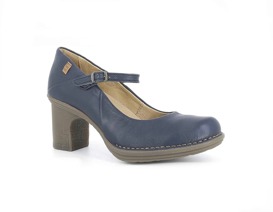 El Naturalista 5402 Ocean Blue Court Shoe Made In Spain