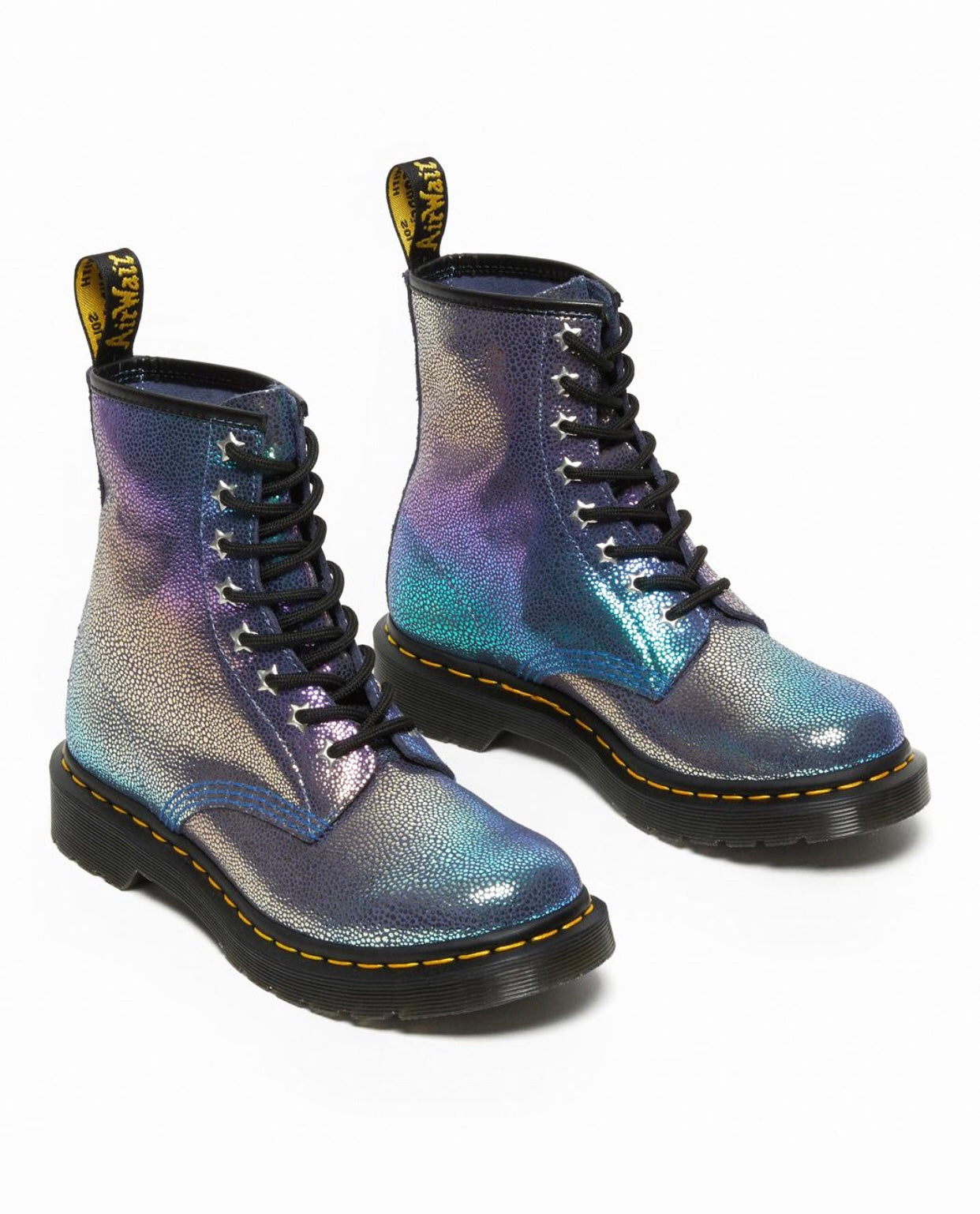 Dr. Martens 1460 Purple Rainbow Ray Ankle 8 Eyelet Boot