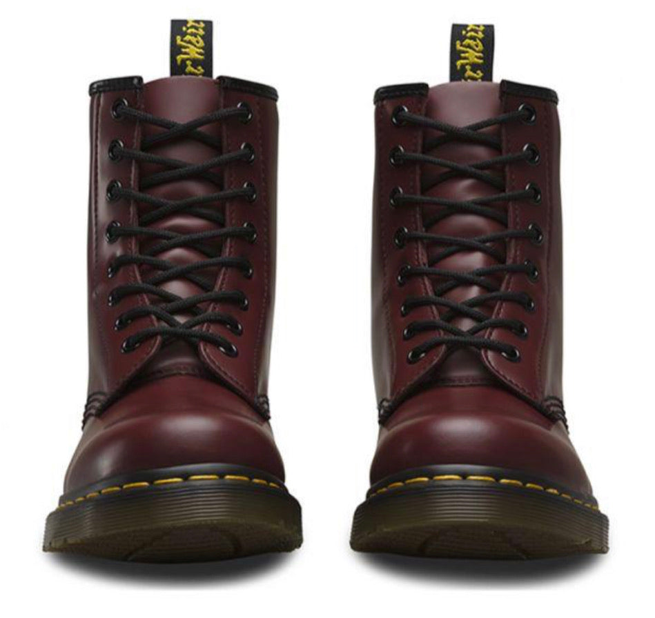 Dr. Martens 1460 Cherry Smooth Ankle 8 Eyelet Boot