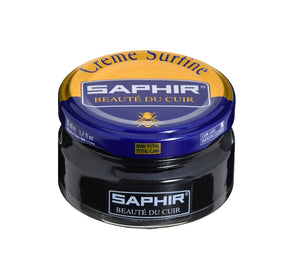 Saphir Noir Black Renovating Cream Polish 50ml Made In France