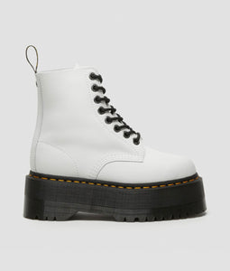 Dr. Martens 1460 Pascal Optical White Pisa Max Platform Ankle 8 Eyelet Boot