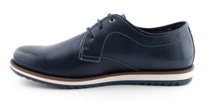 Pikolinos M5A-4138 Nautic Blue 3 Eyelet Mens Shoe Made In Spain