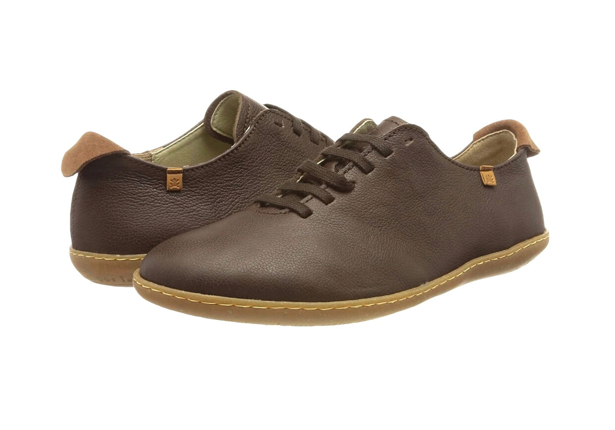 El Naturalista N296 Brown El Viajero 6 Eyelet Shoe Made In Spain