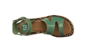 Fly London Tily722Fly Mynt Green Women's Wedges Sandals Made In Portugal