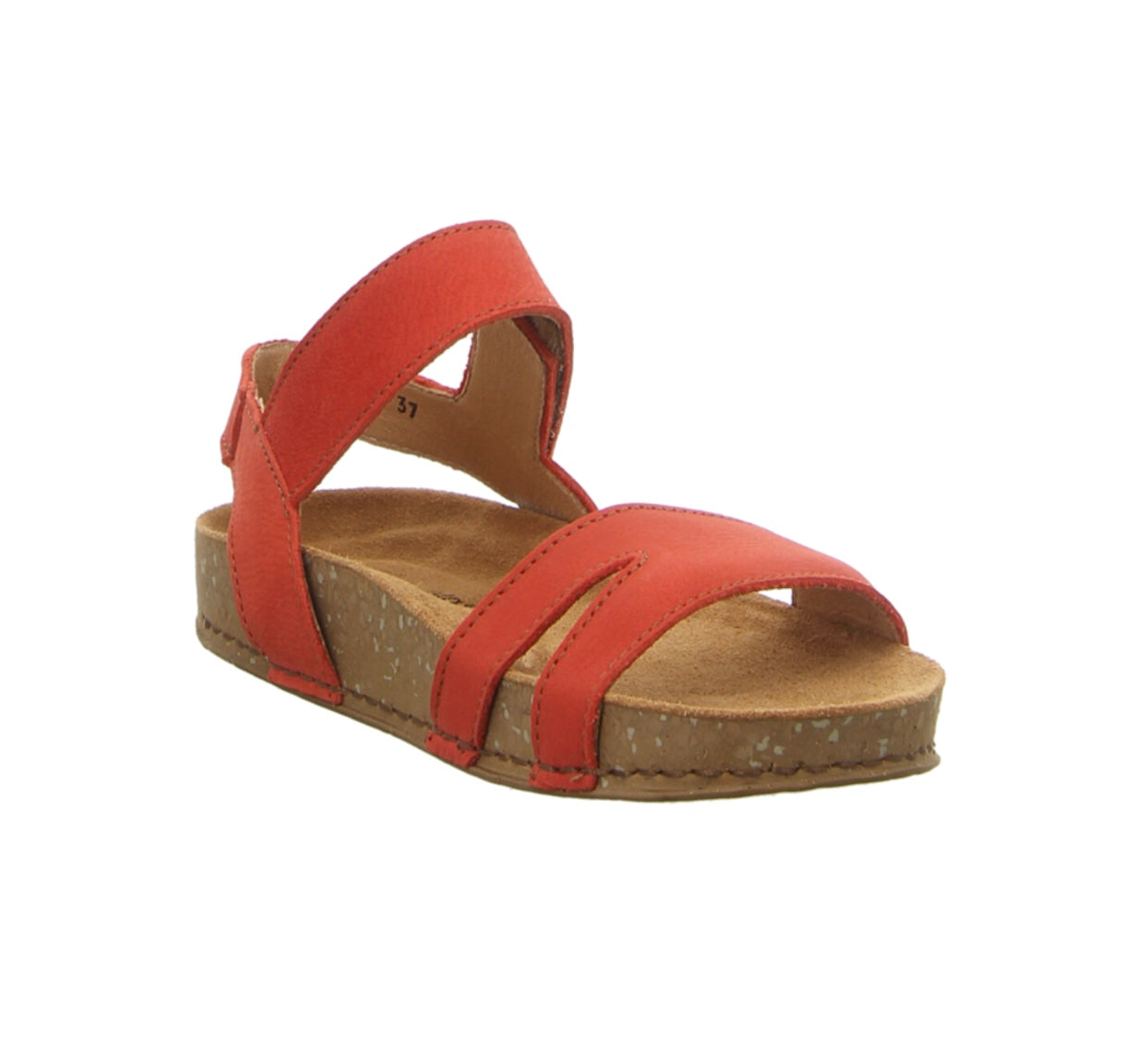El Naturalista 5790 Coral Red Balance Pleasant Sandals Made In Spain
