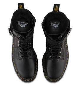 Dr. Martens Boots Caspian Alt Black 12 Eyelet Mid Calf Zip Boot