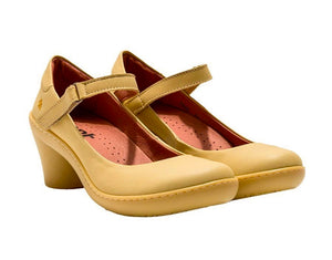 Art 1440 Alfama Mustard Yellow Court Shoe Made In Spain