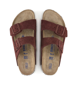 Birkenstock Arizona Chocolate Brown Suede Soft Footbed Made In Germany