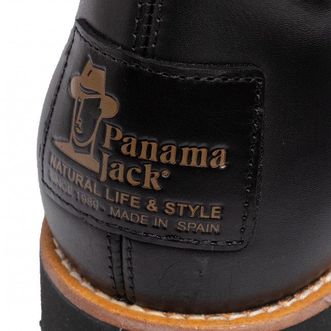 Panama Jack Amberes Black Igloo Trav B1 Sheepskin Lined Waterproof Knee High Boot Made In Spain